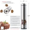 Electric Salt and Pepper Grinder Set - Battery Operated Stainless