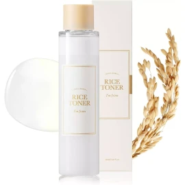 I'M FROM K-Beauty Rice Toner – 77.78% Korean Rice Essence with Niacinamide, Hydrating Milky Toner for Glowing Skin, Dry, Dull, Combination Skin – Vegan, Fragrance-Free, 150ml (5.07 Fl Oz)