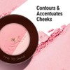 MAKEHEAL GLOW-C VOLUME CONTOUR Blendable blush palette, shimmering powder, built-in