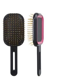 Pneumatische Extensions Bürste,Lockenbürste,Luftkissen Haarbürste, Allround Bürste Haare,Haarbürste Ohne Ziepen,Ideal zum Entwirren und Pflegen Von Echthaar Extensions,Formen