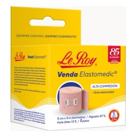 Venda De Alta Comprensión Le Roy 5 Cm X 5 M Caja Con 1 Pieza