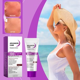 SPF 100 Sunscreen - Spf 100 Sunscreen - Uvb/Uva High Protection spf 100 face Moisturiser - No Sticky Ultra Light UV Protetion Sun Block Face sunscreen for Body and Face