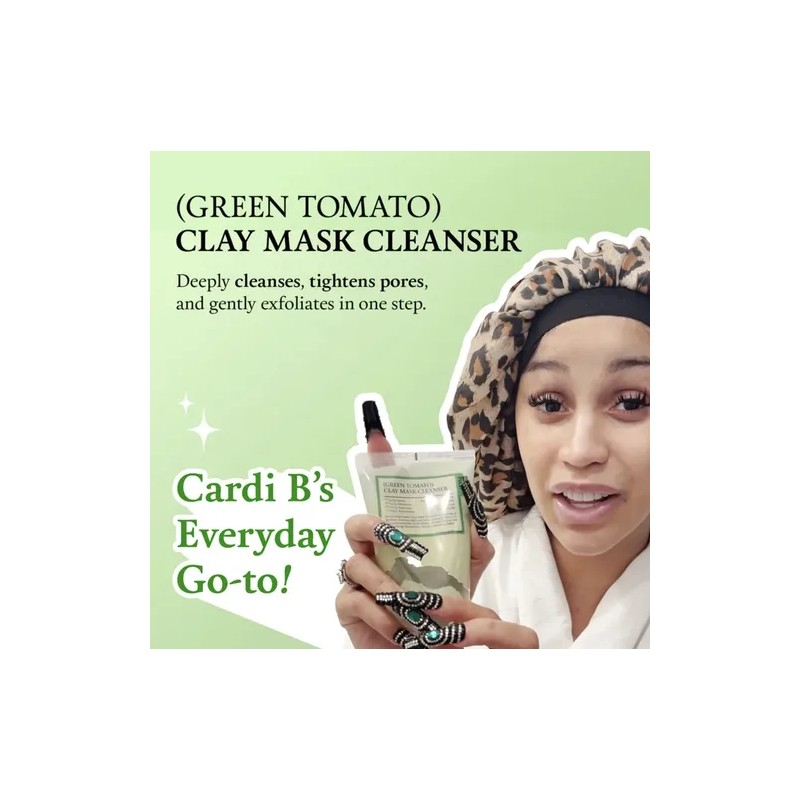 Fully Green Tomato Clay Mask Cleanser 120ml Original Corea