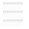 MECCANIXITY 100pcs 3mm LED Diode Lights, Pink Round Transparent DC