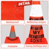Giftota Original 50th Birthday Gift 2pcs, Safety Cone and Vest