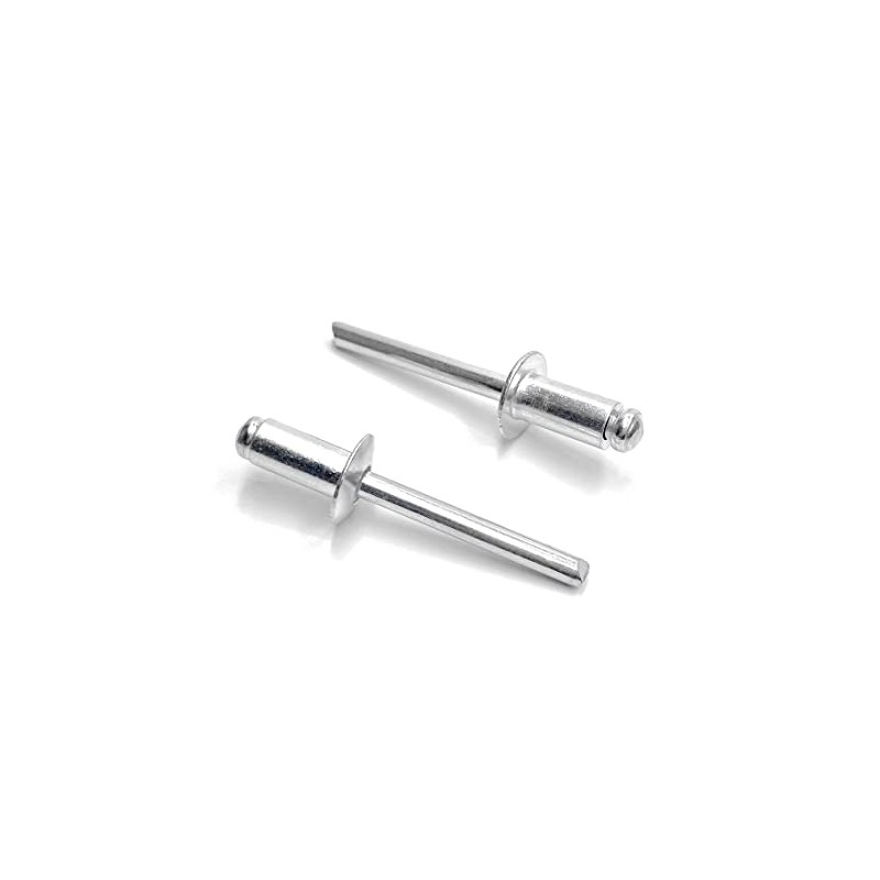 ISPINNER 100pcs 1/4" x 1/2" Aluminum Blind Rivets, 6.4 x