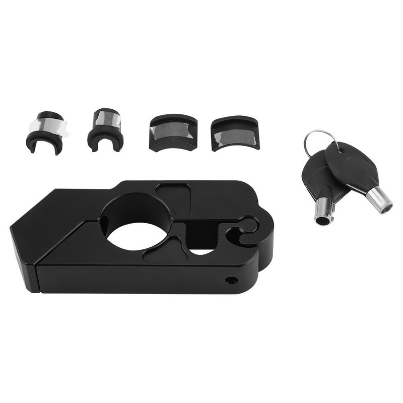 Motorcycle Grip Lock, Universal CNC Aluminium Alloy Motorbike Motorcycle Handlebar