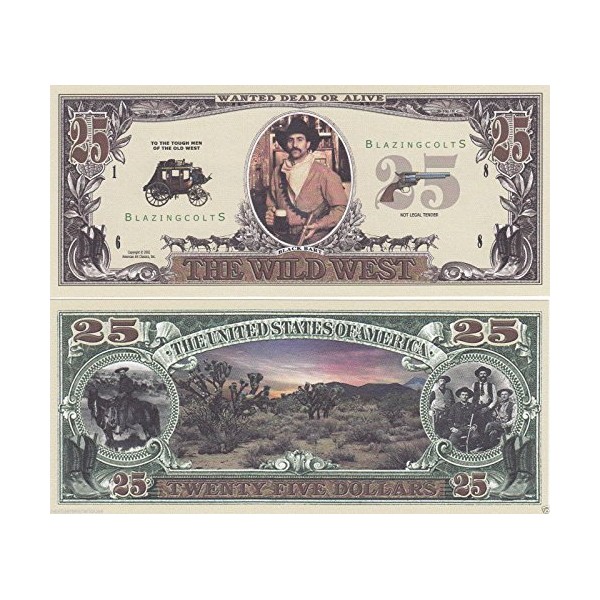 Set of 500 - Wild West Novelty Money Bill