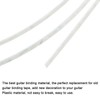 sourcing map 2 Pcs Plastic Binding Purfling Strip 1650x5x1.5mm Guitar