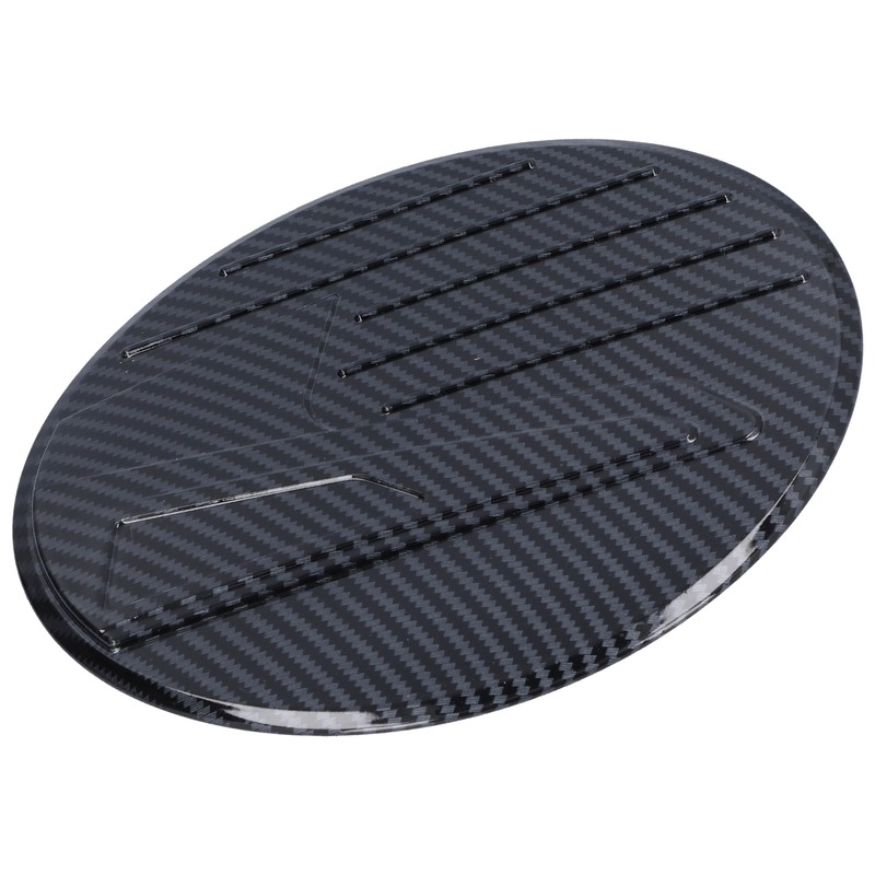 Fuel Tank Cover Trim Gas Cap Lid Carbon Fiber Style