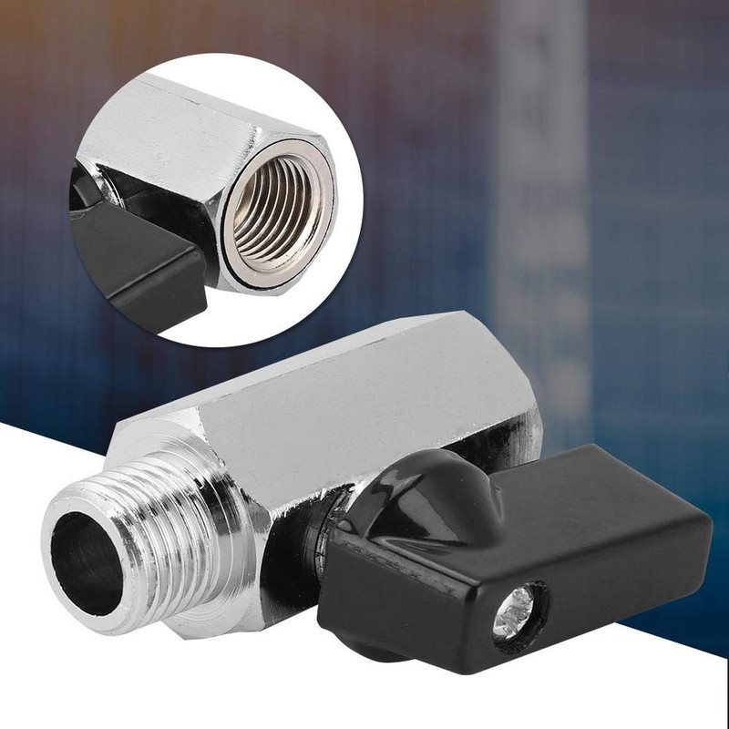 Tonysa G1/4 Female Thread Valve, Brass Water Cooling Valve, Computer