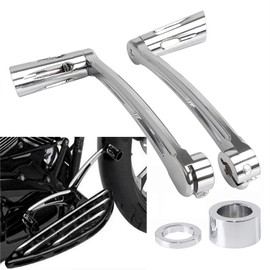 XMMT Motorcycle Chrome Heel Toe Shift Lever with Shifter Pegs for 1997-2023 Harley Touring Models FLT FLHX FLHT FLHR FLTR FLHTCUTG