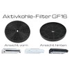 NEG Activated Carbon Filter Set (2 Pieces) GF16 Undermount Cooker