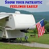 Xiuouix Magnetic RV Flag Pole Holder for 5th Wheel Hitch