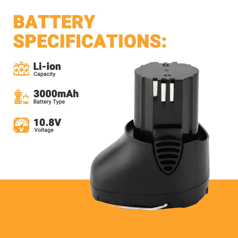 Shentec 10.8V 3.0Ah Battery Compatible with Dremel 855-02 855-01, Compatible