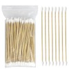 Pack of 100 Bamboo Cotton Buds, 15 cm Cotton Swabs,
