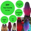 Braiding Hair Ombre Green 24 Inch Braid Hair Extensions Hot