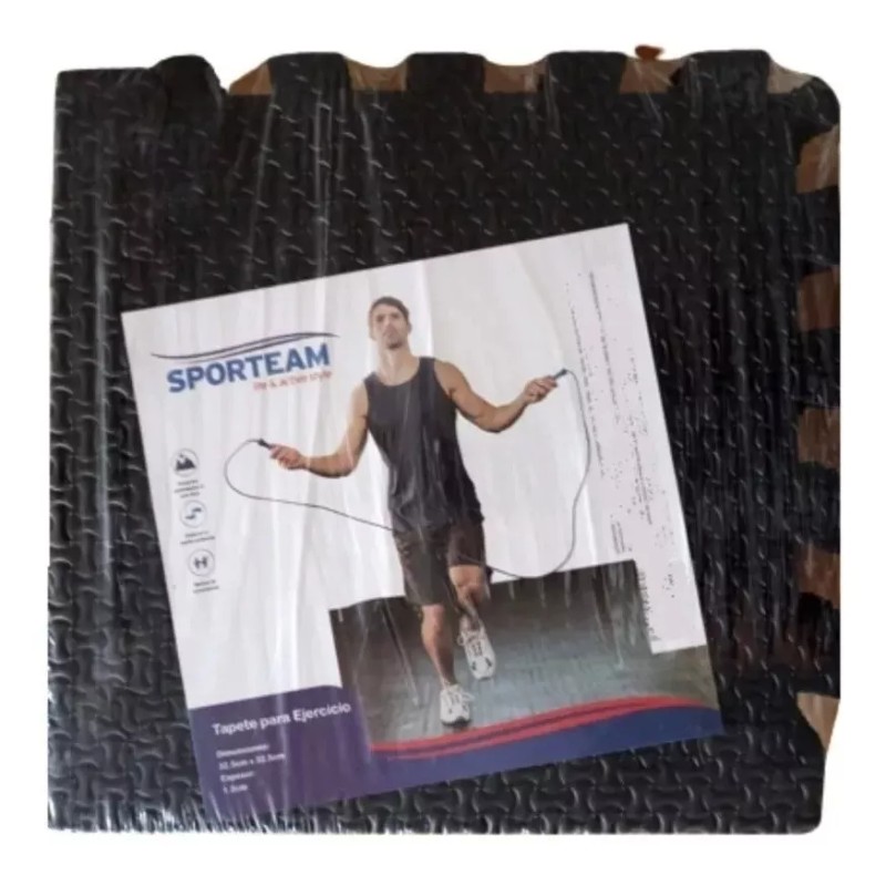 Sport Tapete Antiderrapante 32.5 X 32.5 Cm 12 Pzas Gym