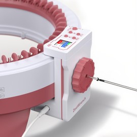 [2025 Upgraded] zestwrench Electric Knitting Machine Adapter for Sentro Knitting Machine 48, LCD Panel & Row Counter, Flat/Circular Dual Mode, Variable Speed Motor Accessories for Most Yarns