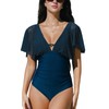 CUPSHE Women's One Piece Swimsuit Bathing Suit Tummy Control Deep