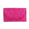 EVEOUT Women's Straw Clutch Handbag Summer Woven Purse Beach Holiday
