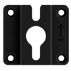 MS1638BLK Outdoor Quick Disconnect Wall Plate TV Mounts, Easy On/Off