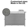 Eden's Decor Balcony Privacy Screen Grey 3'x 10' Cover Mesh