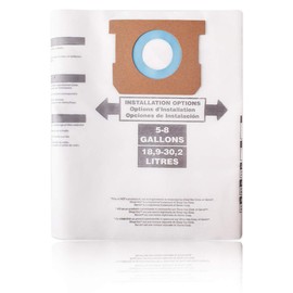 Tomkity 10 Pack Replacement Bags for Shop Vac 5-8 Gallon Vacuum 9066133 Type E Filter Bags
