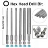 Bestgle 23pcs 1/4" Hex Shank 100mm/4 Inch Long Magnetic Screwdriver