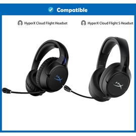 DowiTech Soft Headband Replacement Compatible with HyperX Cloud Flight, Cloud Flight S Headsets Headband Pad with Protein Leather