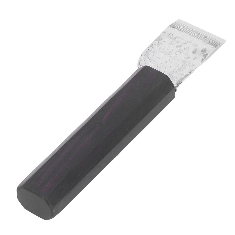 Leather Skiving Knife Flat Mouth Ergonomic Wooden Handle DIY Hand
