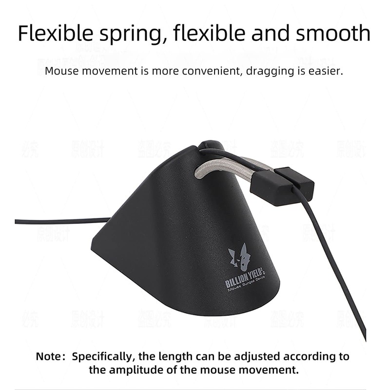 Sisyphy Gaming Mouse Bungee, Mouse Cord Holder and Cable Management