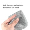 10 Counts Multipurpose Wire Dishwashing Rags,Double-Layer Dishwashing Cloth, Non-scratch Wire