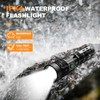 Rechargeable Tactical Flashlights High Lumens - 1500 Meters Long Beam