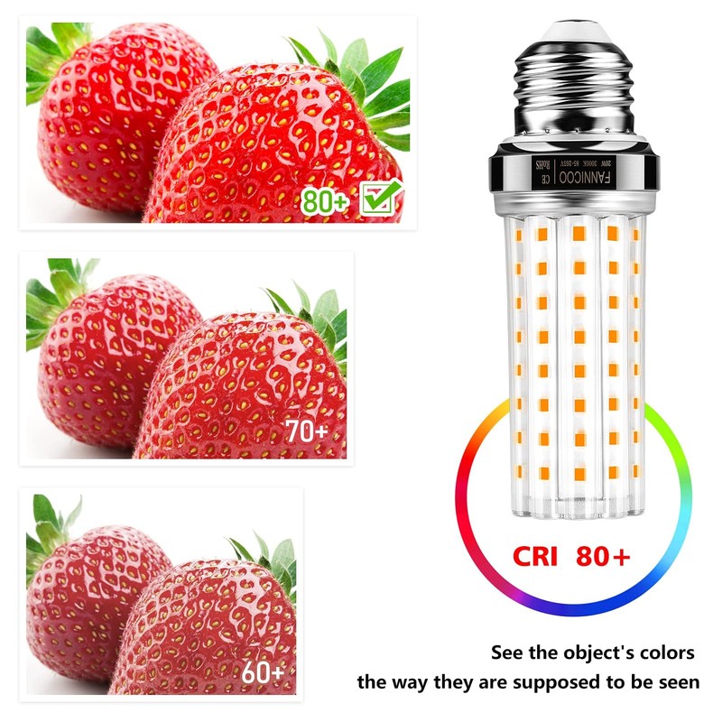 LED Corn Light Bulb 150W Equivalent 2000 Lumen 3000K Warm