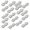 18pcs M2 Duplex Wire Rope Clip Cable Clamps Stainless Steel