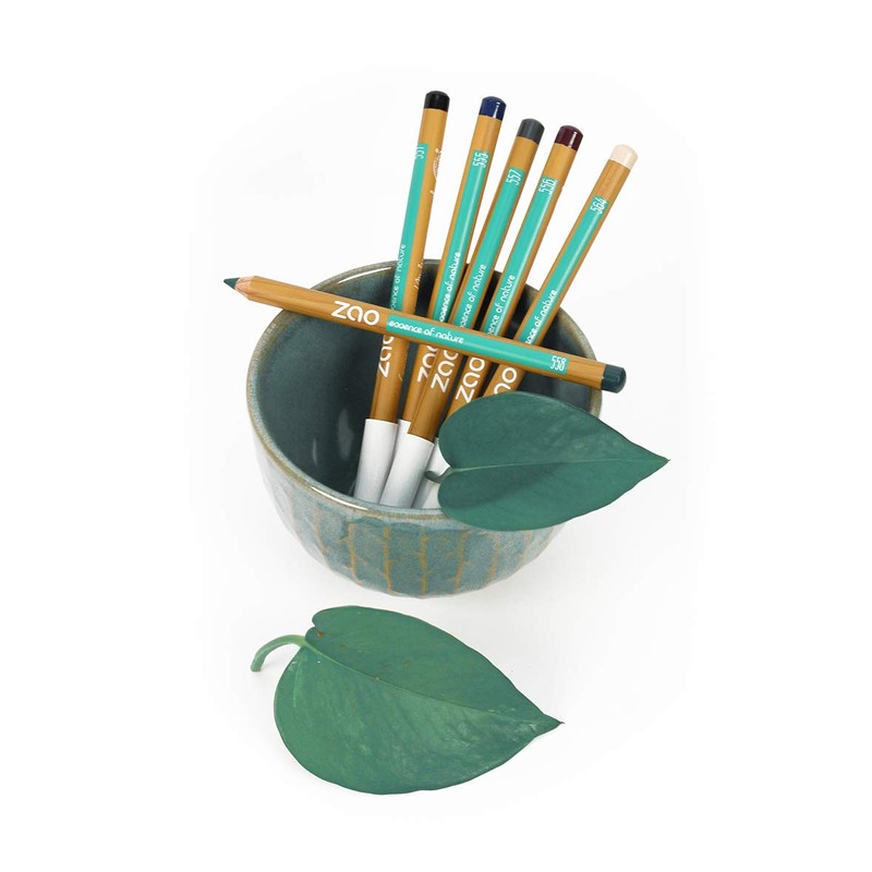 Zao Bamboo Pencil Eyes, Lips & Eyebrows 553 (Brown) -