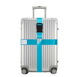 Luggage Straps for 20-32 Inch Suitcases, Adjustable Non-Slip Cross Strap Travel Suitcase Belt with Name ID Card