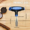 Bliceon T-Handle 12mm Flat Head Screwdriver, Easy-to-Use Slotted Tool with