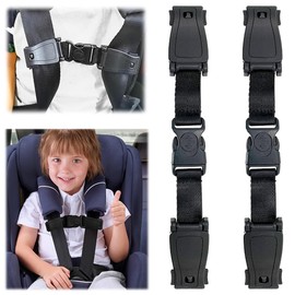 Pack of 2 Buckle Protection Child Seat, Car Seat Chest Strap Clip, Seat Belt Child Seat, Child Seat Belt Buckle for Car Seat, Pram, Highchair