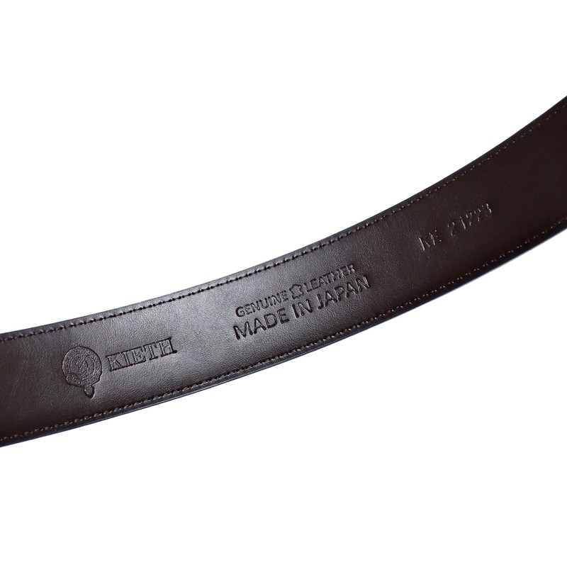 Keith KE21228-29 Men's Belt, Genuine Leather, Navy, Nubuck, Business &