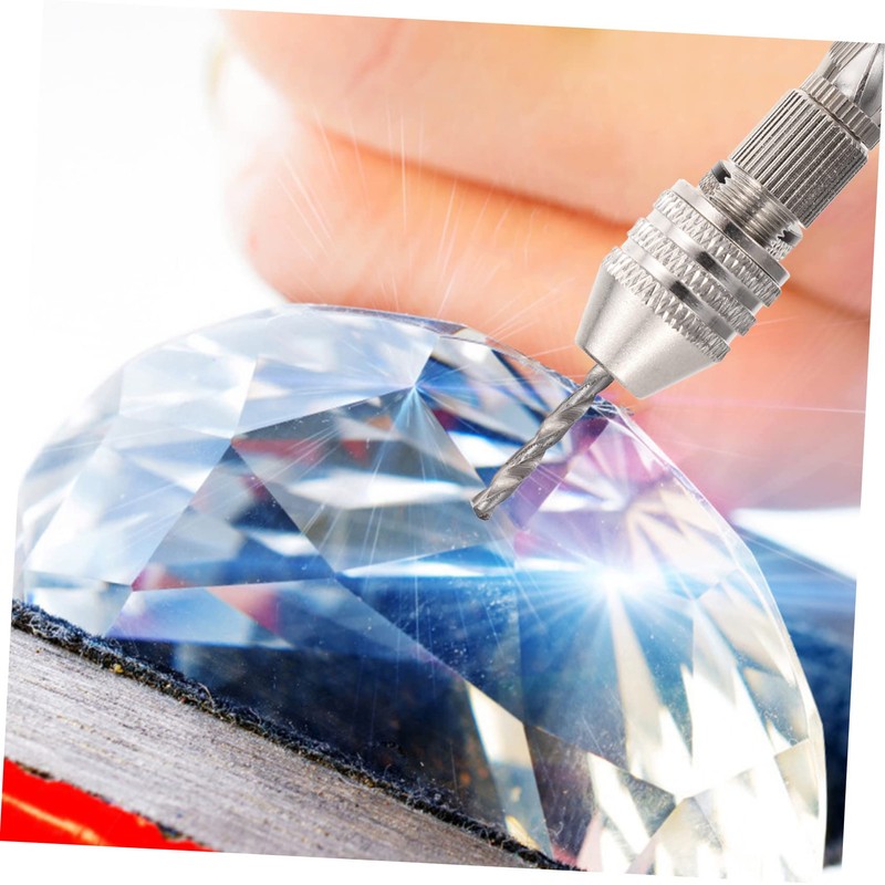 Mipcase Hand Drill Set Steel Pin Vise Jewelry Drills for