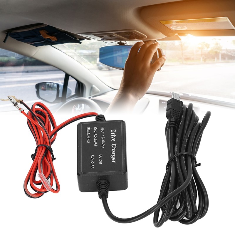 Dash Cam Hardwire Kit High Security 24h Surveillance for Mirror