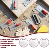 SiliFine 12 Pcs Tile Trowel Tools Set, Include 6 Stainless