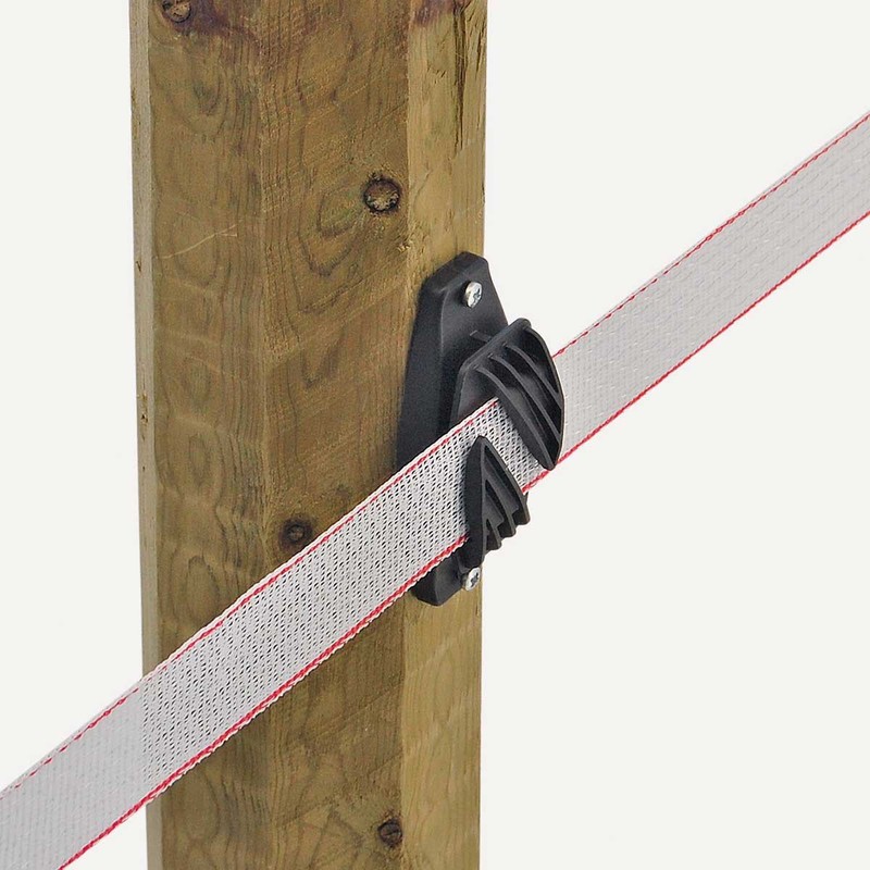 Ako 10 Stück Breitbandisolator schwarz 40 mm