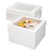 Septo Cake Boxes,12x12x8 Inches 10pc White Bakery Boxes Cake Boxes