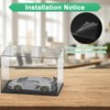 M METERXITY Clear Acrylic Display Case, 12 x 8 x