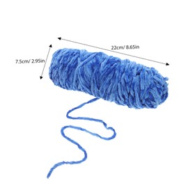 jojofuny 2rolls Chenille Yarn for Crocheting Soft Versatile Crafts Home Decor and Toys Luxurious Texture