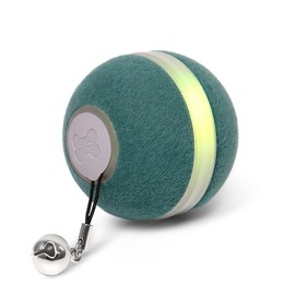 FluffyDream Cat Toys for Indoor Cats Smart Balls, 3 Modes for Cats' Different Personalities, Upgrade Plush Material,Interactive Cat Toys Balls, USB Charging, Automatic Cat Toy as Cat Gifts, Green