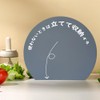 hiino kano Round Cutting Board, Heat Resistant, Elastomer, Round Cutting